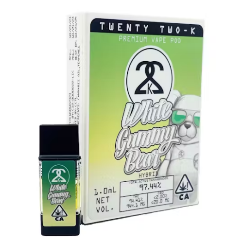 Wuz☆☆プレリードッグ純金２５㍉＋サウスダコタ純金ノート１５５mg☆☆ 22K - White Gummy Bear | Atrium Dispensary